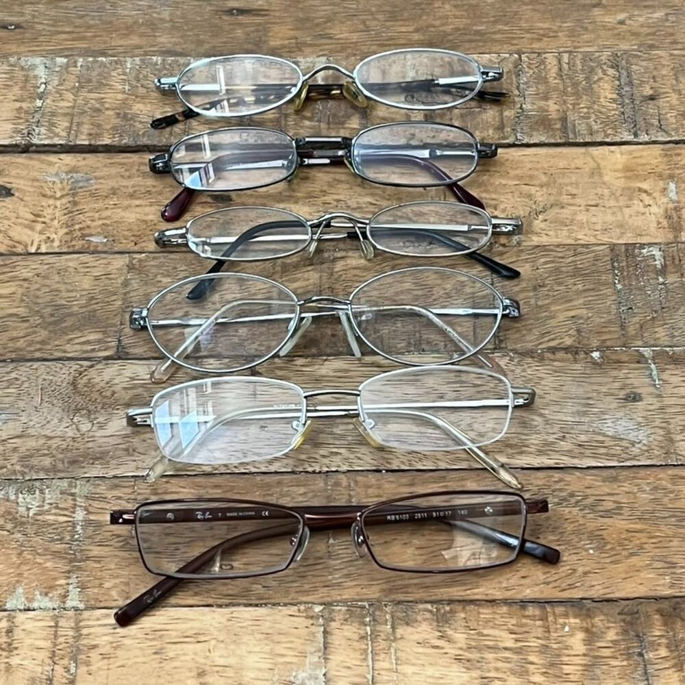 Lot of Reading Glasses Mixed Styles and Brands including Ray Bans